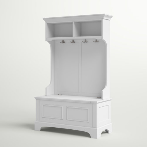 Three Posts™ Patricia Hall Tree 40'' Wide with Bench & Reviews Wayfair